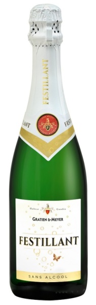 Игристое вино безалк. Фестийан белое сладкое 0,75л