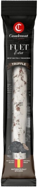 Колбаса сыровяленая Фуэт Экстра с трюфелем Касадемонт 110г Колбаса сыровяленая Фуэт Экстра с трюфелем Касадемонт 110г