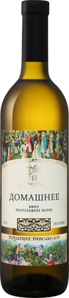 Вино Ачарули Домашнее белое полусладкое 0,75л