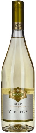 Вино Рокка Вердека белое сухое 0,75л