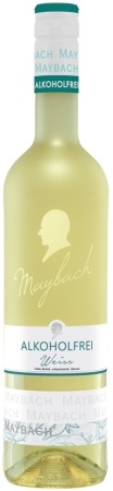 Вино безалкогольное Майбах белое полусухое 0,75л