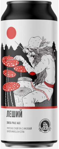 Пиво Леший Брюлок 0,45л ж/б
