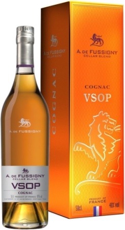 Коньяк А де Фуссиньи Селлар Бленд VSOP 0,5л п/у