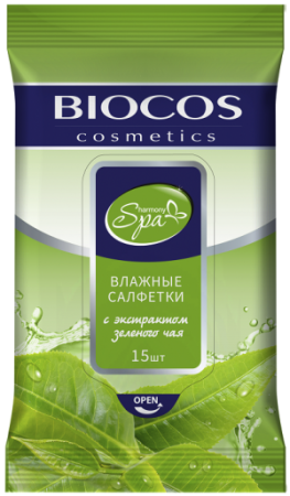 Салфетки влажные 15 шт