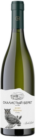 Вино Скалистый Берег Шардоне белое сухое 0,75л