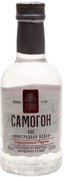 Водка виноградная Самогон Крымский Статус 0,25л