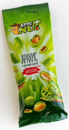 Арахис в хрустящей корочке Хруст NUT Васаби 60г