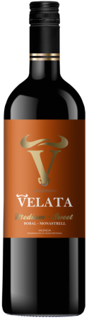 Вино Велата Бобаль Монастрель красное полусладкое 0,75л