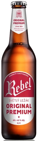 Пиво Ребел Ориджинал Премиум 0,5л бут.