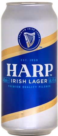 Пиво Харп Айриш Лагер 0,44л ж/б