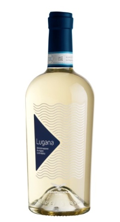 Вино Лугана Кампаньола белое сухое 0,75л