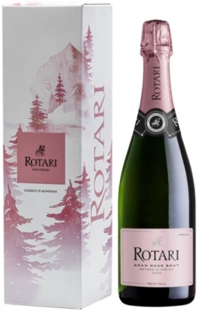 Игристое вино Ротари Розе розовое брют 0,75л п/у