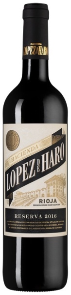 Вино Риоха Асьенда Лопес де Аро Ресерва красное сухое 0,75л