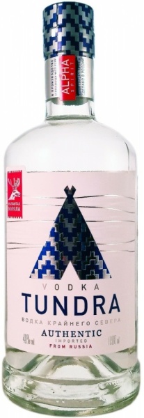 Водка Тундра Аутентик 0,5л