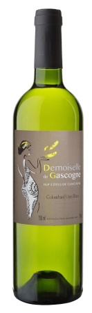 Вино Демуазель де Гасконь Коломбар Уни Блан белое сухое 0,75л