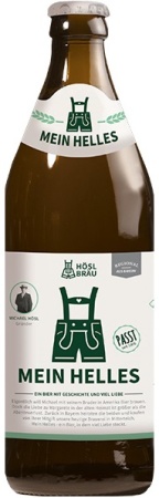 Пиво Хёслбрау Мейн Хеллес 0,5л бут.