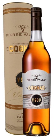 Коньяк Пьер Валле VSOP 0,7л п/у