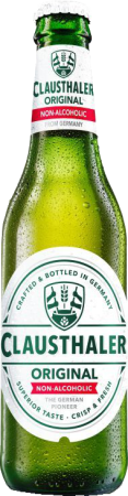 Пиво безалкогольное Клаусталер 0,33л бут.