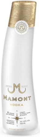 Водка Мамонт 0,5л