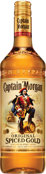 Спиртной напиток на основе рома Капитан Морган Пряный Золотой 0,5л
