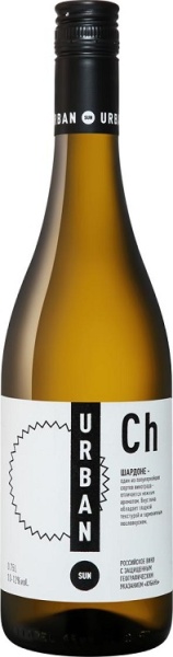 Вино Урбан Сан Шардоне белое сухое 0,75л