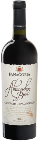 Вино Авторское Саперави Красностоп Фанагории красное сухое 0,75л