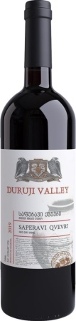 Вино Саперави Квеври Дуруджи Вели красное сухое 0,75л