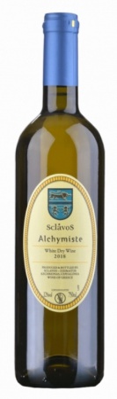 Вино Алхимист Склавос белое сухое 0,75л