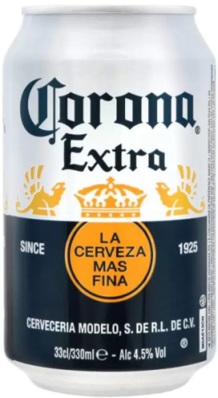 Пивной напиток Корона Экстра 0,33л ж/б