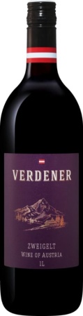Вино Ферденер Цвайгельт красное сухое 1л