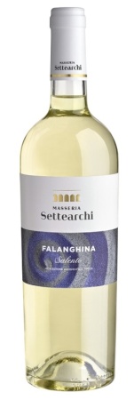 Вино Массериа Сетте Арчи Фалангина Саленто белое сухое 0,75л