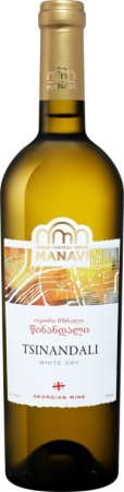 Вино Цинандали Шато Манави белое сухое 0,75л