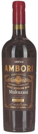 Вино Мукузани Амбори Коллекция Квеври красное сухое 0,75л