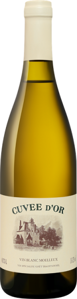 Вино Кюве Д Ор белое полусладкое 0,75л