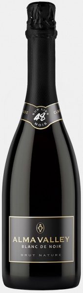 Игристое вино Альма Валлей Блан де Нуар белое экстра брют 0,75л