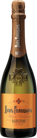 Игристое вино Наследие Мастера Левъ Голицынъ белое полусухое 0,75л