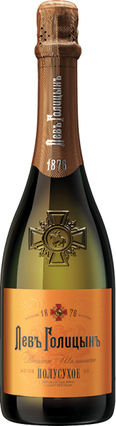 Игристое вино Наследие Мастера Левъ Голицынъ белое полусухое 0,75л