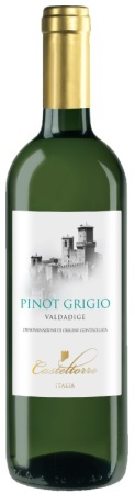 Вино Кастелторре Пино Гриджио Валдадидже белое сухое 0,75л