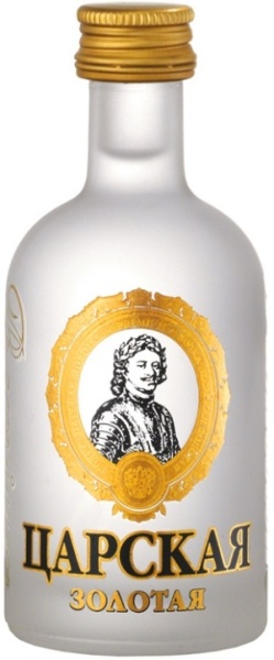 Водка Царская Золотая 0,05л