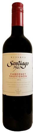 Вино Сантьяго 1541 Резерва Каберне Совиньон красное сухое 0,75л
