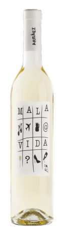 Вино Мала Вида Валенсия белое сухое 0,75л