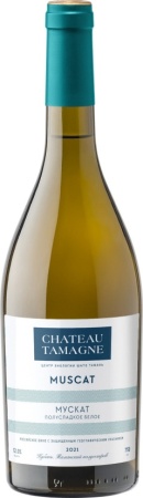 Вино Шато Тамань Мускат Тамани белое полусладкое 0,75л