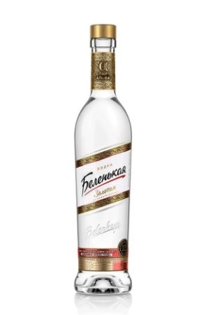 Водка Беленькая Золотая на спирте Альфа 0,5л