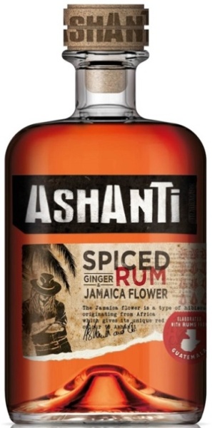 Спиртной напиток на основе рома Ашанти Спайсд 0,7л