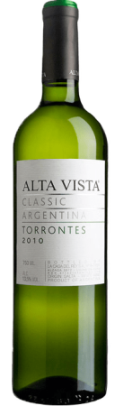 Вино Альта Виста Классик Торронтес белое сухое 0,75л