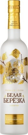 Водка Белая Берёзка Золотая 0,5л