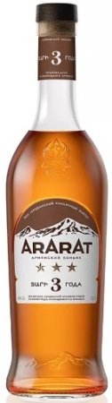 Коньяк армянский Арарат 3 года 0,5л