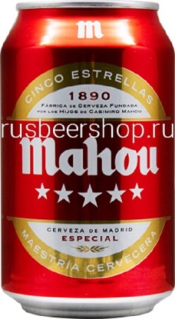 Пиво Маху Эстрелльяс 0,5л ж/б