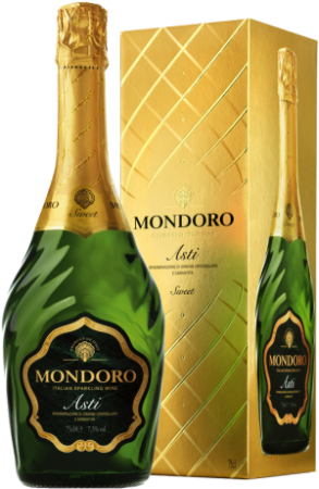 Игристое вино Асти Мондоро белое сладкое 0,75л п/у