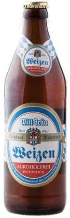 Пиво безалкогольное Вилл-Брау Вайцен 0,5л бут.